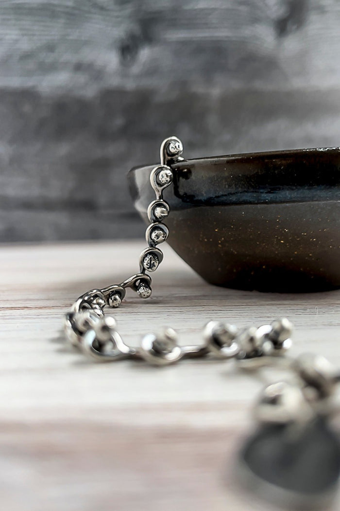 handmade sterling silver chain bracelet