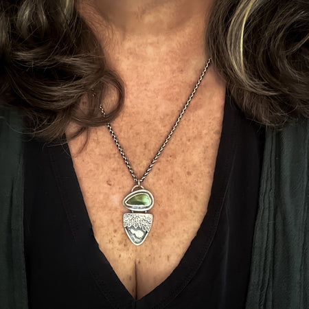 turquiose statment necklace