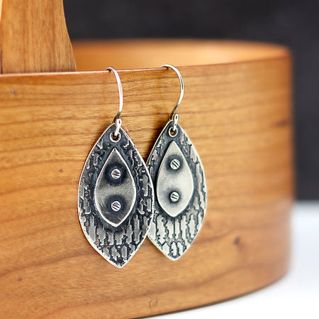 silver dangle earrings
