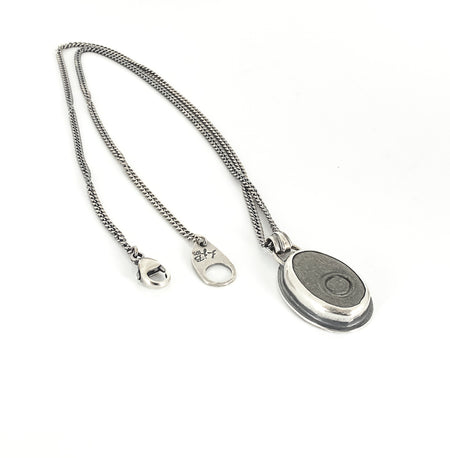 cape cod beach stone pendant