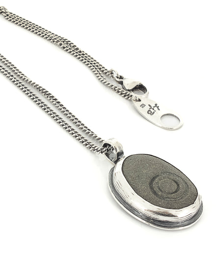 cape cod beach stone pendant