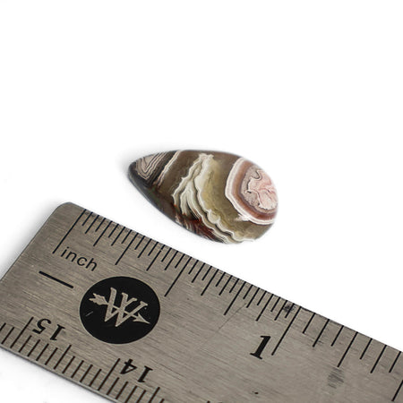 small lace agate cabochon for jewelry making