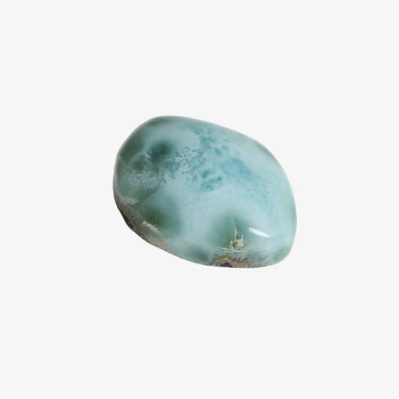 small larimar cabochon for jewelry making