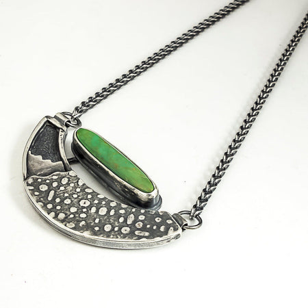 silver and turquoise necklace