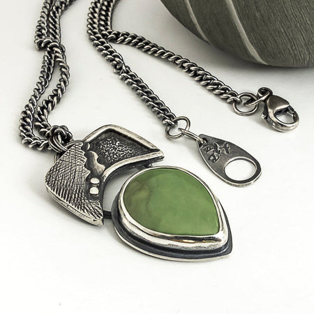 silver and turquoise necklace