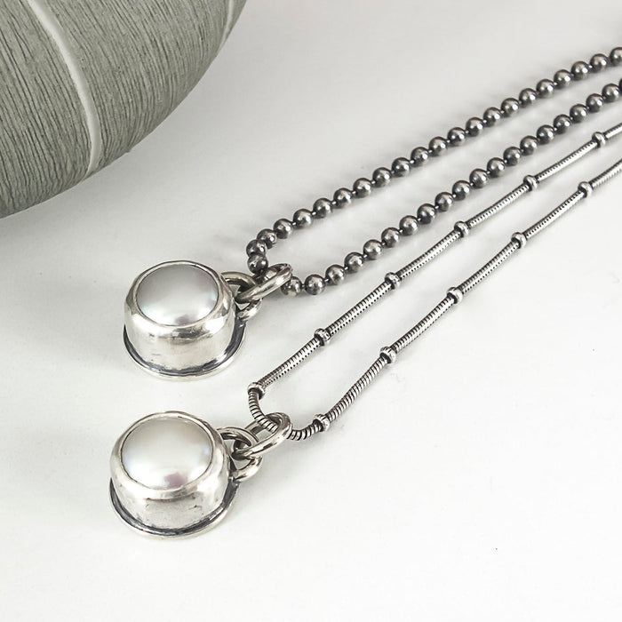 small pearl necklaces