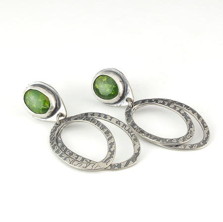sterling silver and turquoise stud earrings