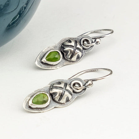 silver and turquoise earrings