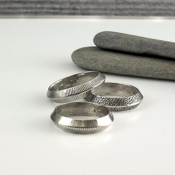 SILVER STACKING RINGS