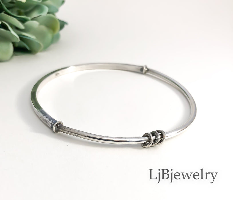 Sterling Silver Stacking Bangle Bracelet
