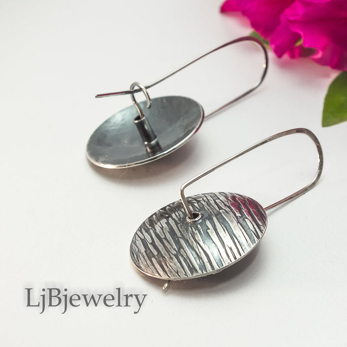 silver dangle earrings