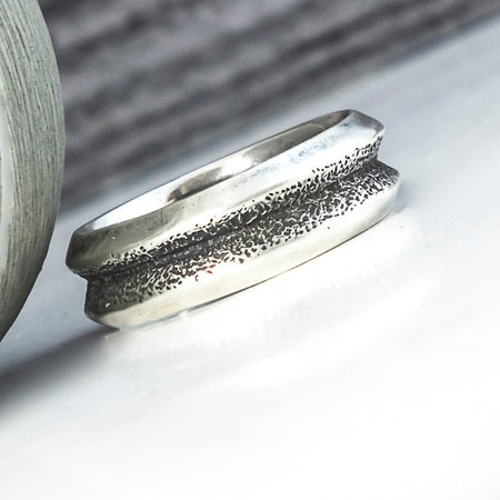 sterling silver stacking ring for men and women