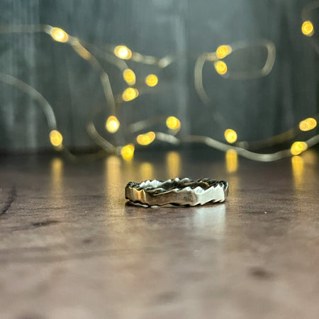 sterling silver stacking ring band
