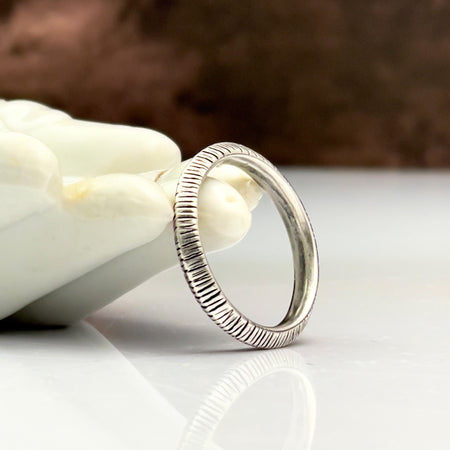 sterling silver stacking ring