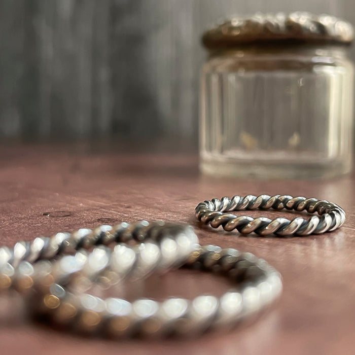 sterling silver stacking rings