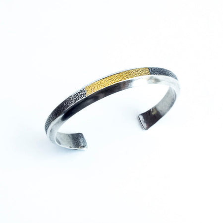 chunky silver cuff bracelet