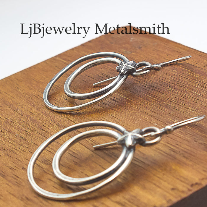 sterling silver hoop earrings