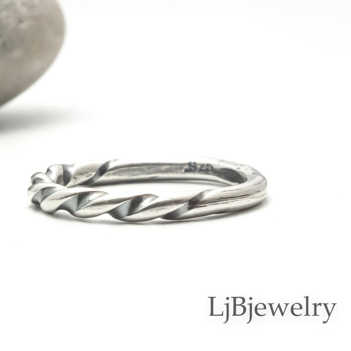 sterling silver stacking ring