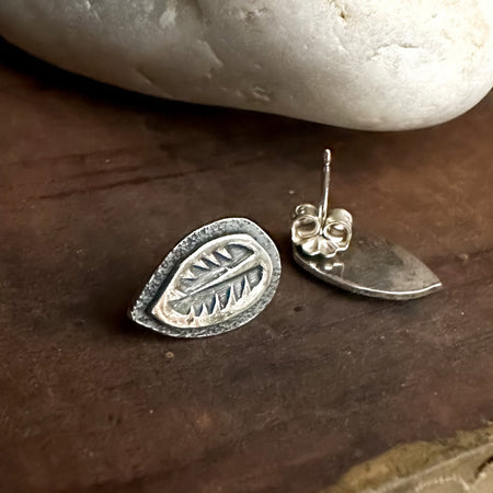 sterling silver post earrings