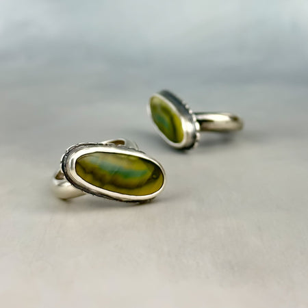 sterling silver imperial jasper rings