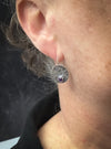 sterling silver dangle amethyst earrings