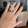 sterling silver amethyst ring