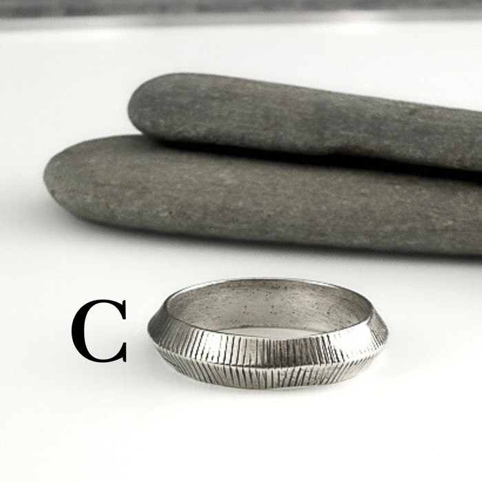 SILVER STACKING RING