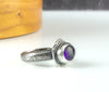 sterling silver amethyst ring