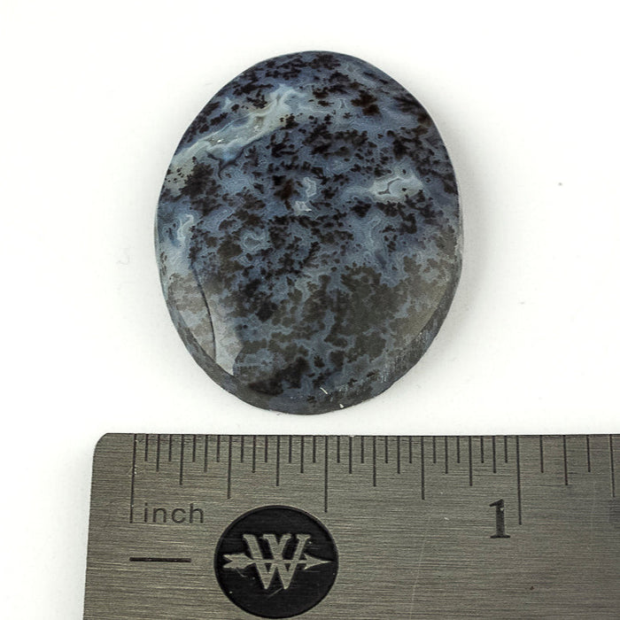 dendritic agate cabochon for jewelry making