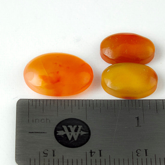 carnelian cabochons