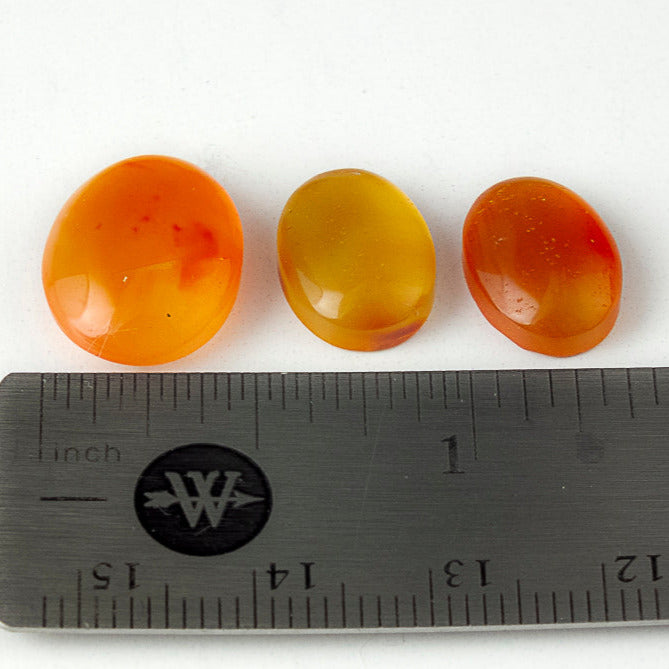 carnelian cabochons