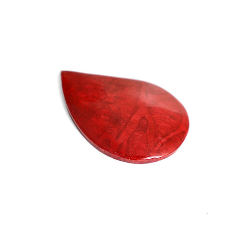 red coral cabochon for jewelry making