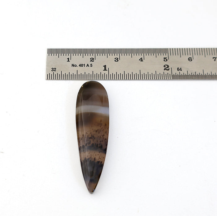 Tear Drop Montana Agate Cabochon for Jewelry Making
