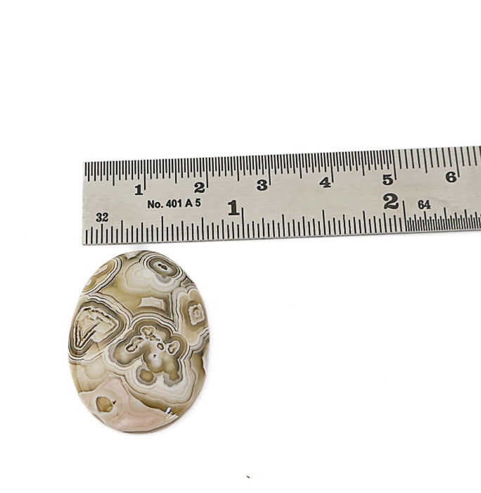 Oval Crazy Lace Agate Cabochon for Jewelry Making