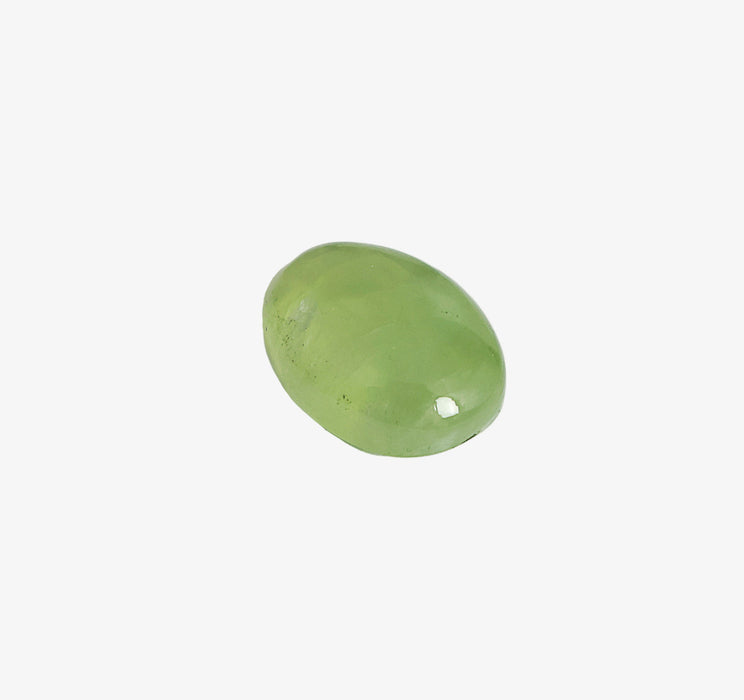 Small Oval Prehnite Cabochon for Jewelry Making