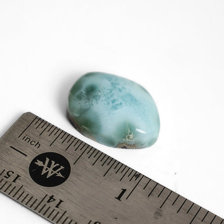 small larimar cabochon for jewelry making