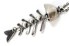 silver fish pendant with pearls