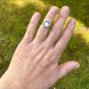 small sterling silver flower ring