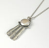 sterling silver pearl pendant