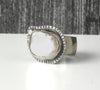 sterling silver and pearl statement ring