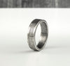 sterling silver textured stacking ring