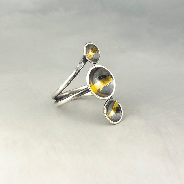 Silver And Gold Ring
