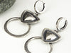 handmade sterling silver dangle earrings