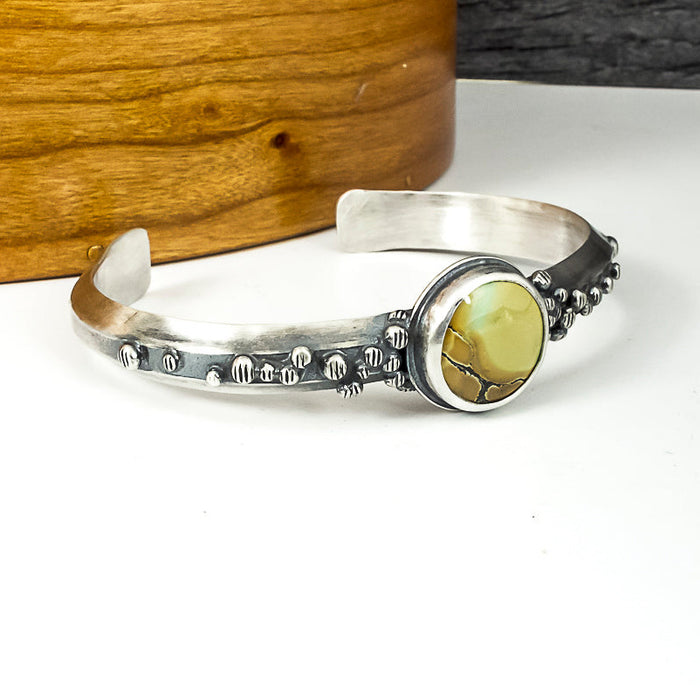sterling silver and turquoise cuff bracelet