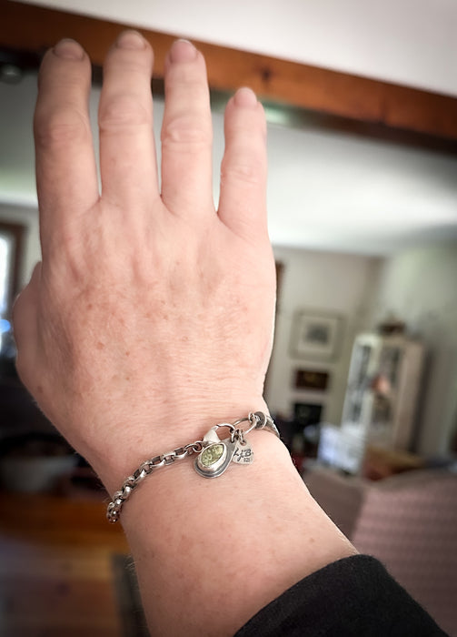 sterling silver turquoise bracelet