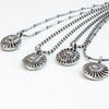 silver ammonite necklaces