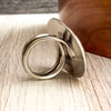 sterling silver agate statement ring