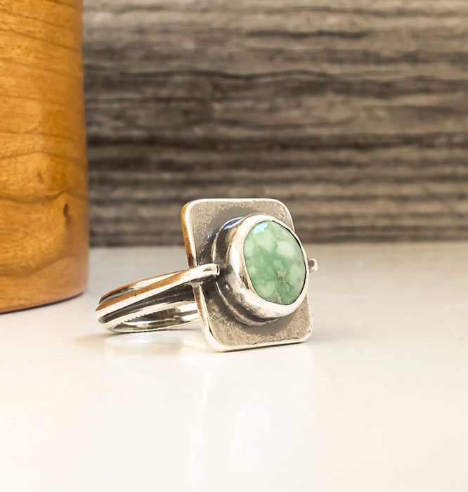 sterling silver and turquoise ring