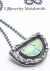 treasure mountain turquoise pendant