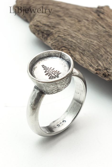 Sterling Silver Tree Ring